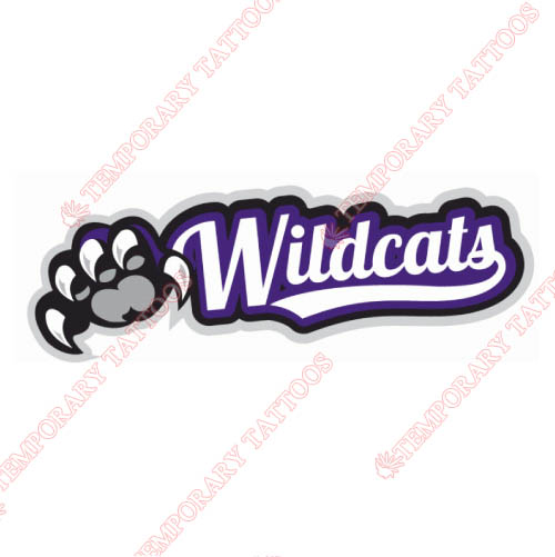 Weber State Wildcats Customize Temporary Tattoos Stickers NO.6921
